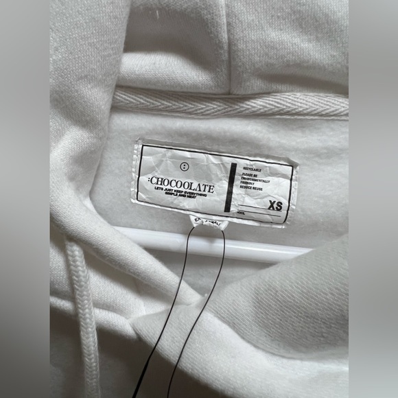 Chocoolate White Rabbit Hoodie Hooded Sweatshirt - Picture 4 of 8